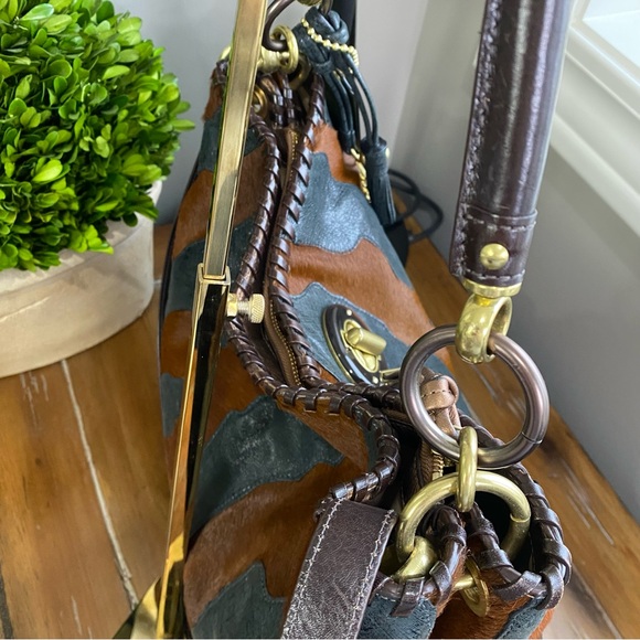 Coach RARE Limited Edition Hampton Calfhair Hair-calf XL Hobo - Picture 11 of 17